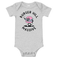 Load image into Gallery viewer, Burger Hill Massive - Baby short sleeve one piece