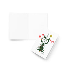 Load image into Gallery viewer, Holiday songs for cats and moons - Greeting card