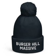 Load image into Gallery viewer, Burger Hill Massive - Type Only - Pom pom beanie