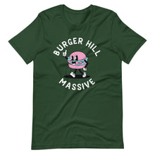 Load image into Gallery viewer, Burger Hill Massive - Oversized Logo - Unisex t-shirt