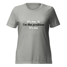 Load image into Gallery viewer, It's me, hi - Women’s relaxed tri-blend t-shirt