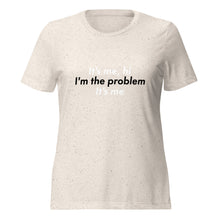 Load image into Gallery viewer, It's me, hi - Women’s relaxed tri-blend t-shirt
