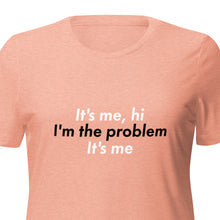 Load image into Gallery viewer, It's me, hi - Women’s relaxed tri-blend t-shirt