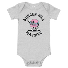 Load image into Gallery viewer, Burger Hill Massive - Baby short sleeve one piece
