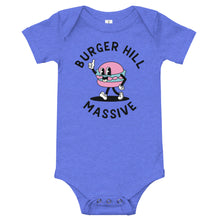 Load image into Gallery viewer, Burger Hill Massive - Baby short sleeve one piece
