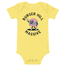 Load image into Gallery viewer, Burger Hill Massive - Baby short sleeve one piece
