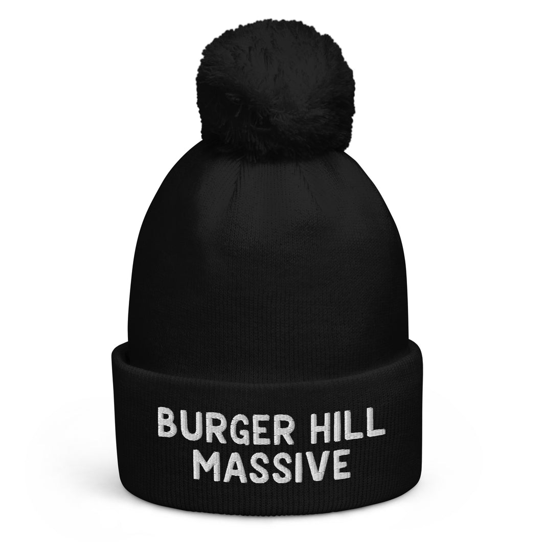 Burger Hill Massive - Type Only - Pom pom beanie