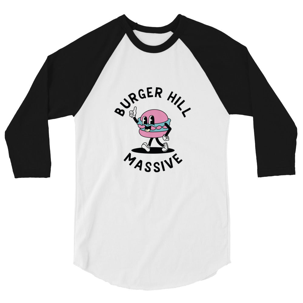 Burger Hill Massive - 3/4 sleeve raglan shirt