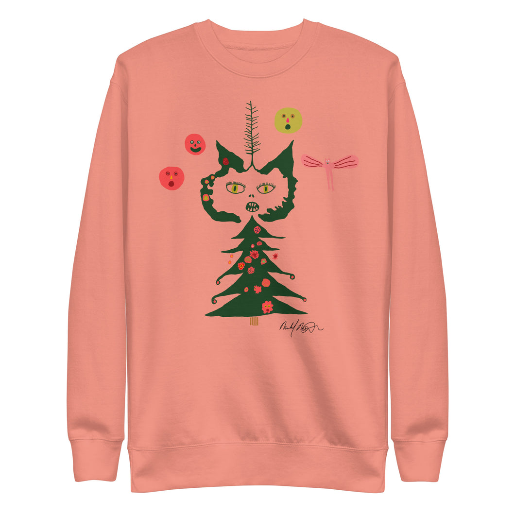 Holiday songs for moons and cats - Unisex Premium Sweatshirt