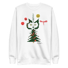 Load image into Gallery viewer, Holiday songs for moons and cats - Unisex Premium Sweatshirt
