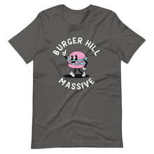 Load image into Gallery viewer, Burger Hill Massive - Oversized Logo - Unisex t-shirt
