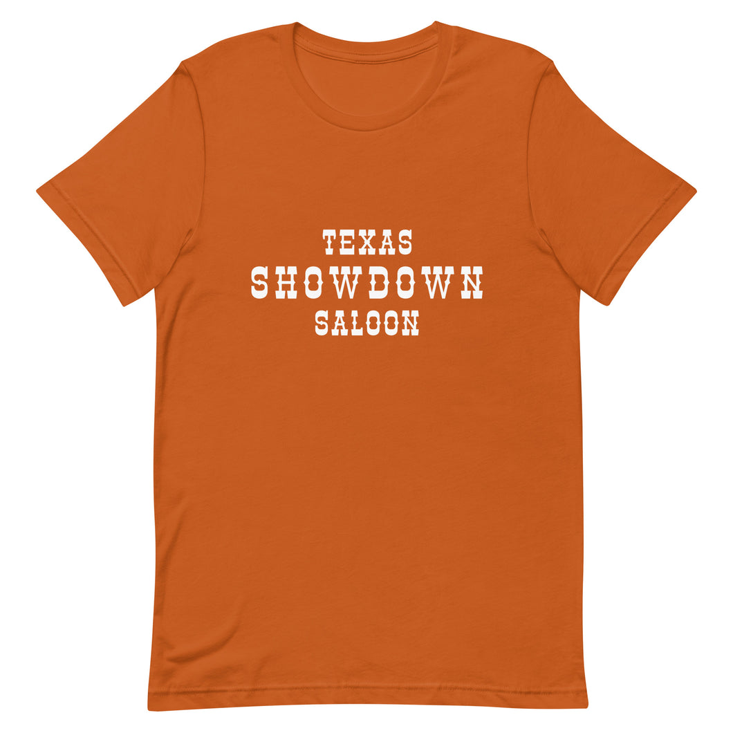 Texas Showdown Saloon - Unisex t-shirt