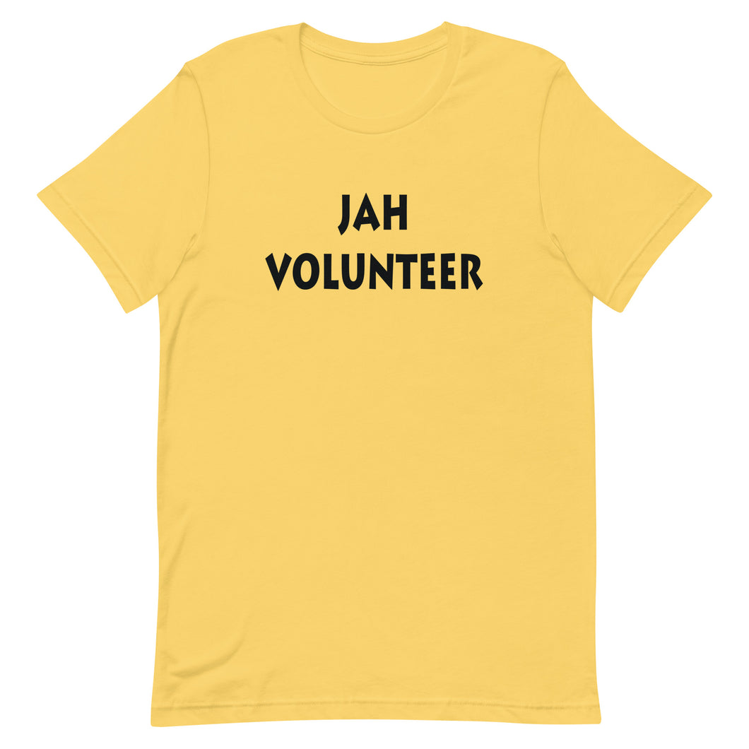 Jah Volunteer T-Shirt - Trey Anastasio Original Typeface Design