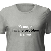 Load image into Gallery viewer, It&#39;s me, hi - Women’s relaxed tri-blend t-shirt
