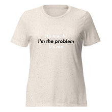 Load image into Gallery viewer, It&#39;s me, hi - Women’s relaxed tri-blend t-shirt
